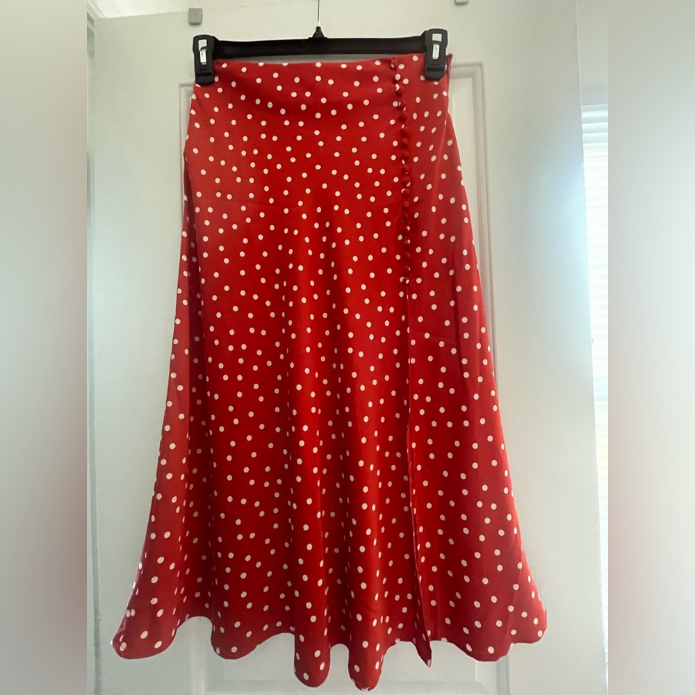 Polk dot skirt